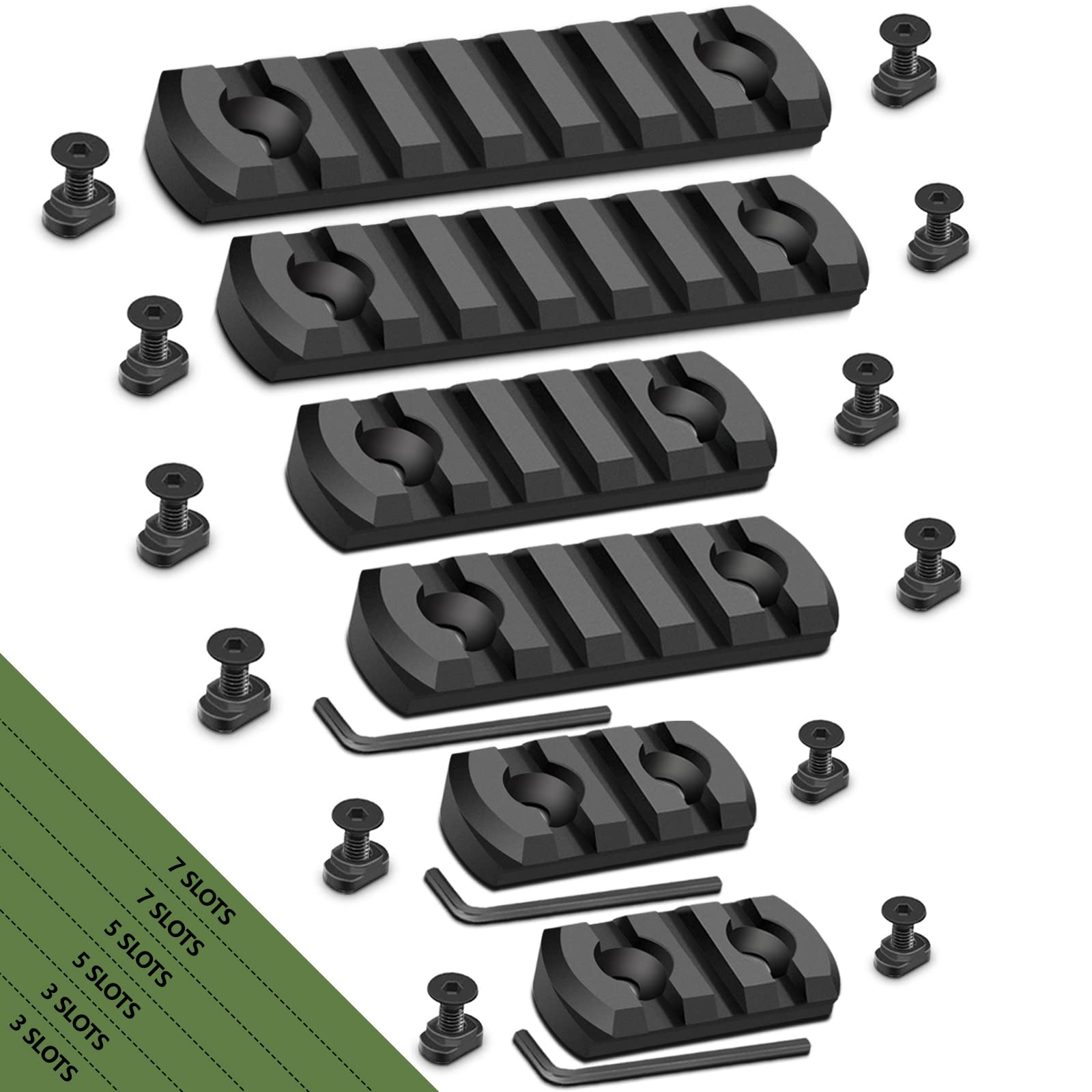 Amazon.com : Anovo Single-Sided Rail Accessory Set 3-3-5-5-7